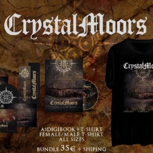 BUNDLE CD + T-Shirt. Crystalmoors  Tierra. Sangre. Raíces.